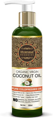 Morpheme Pure Organic Virgin Coconut Oil (ColdPressed) For Hair, Body, Skin Care, Massage 200ml