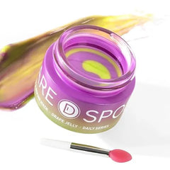 SPODARE Lip Mask, Hydrating Overnight Lip Sleeping Mask, Lip Moisturizer for Dry Cracked Lips Care, Dual Color Korean Lips Balm for Nourishing and Softening Lips, Minimizes Fine Lines Grape