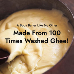 Kapiva Ghee Kumkumadi Body Butter - 200g for a Smooth and Hydrated Skin