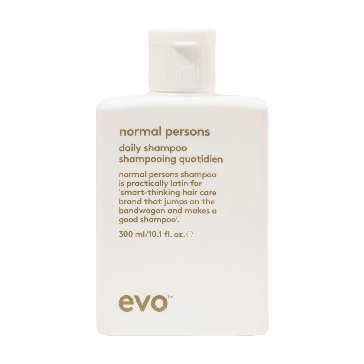 EVO Normal Persons Daily Shampoo, Deep Cleansing Shampoo for Normal & Oily Hair, Cleansing Shampoo Removes Residues from Hair - 300 ml