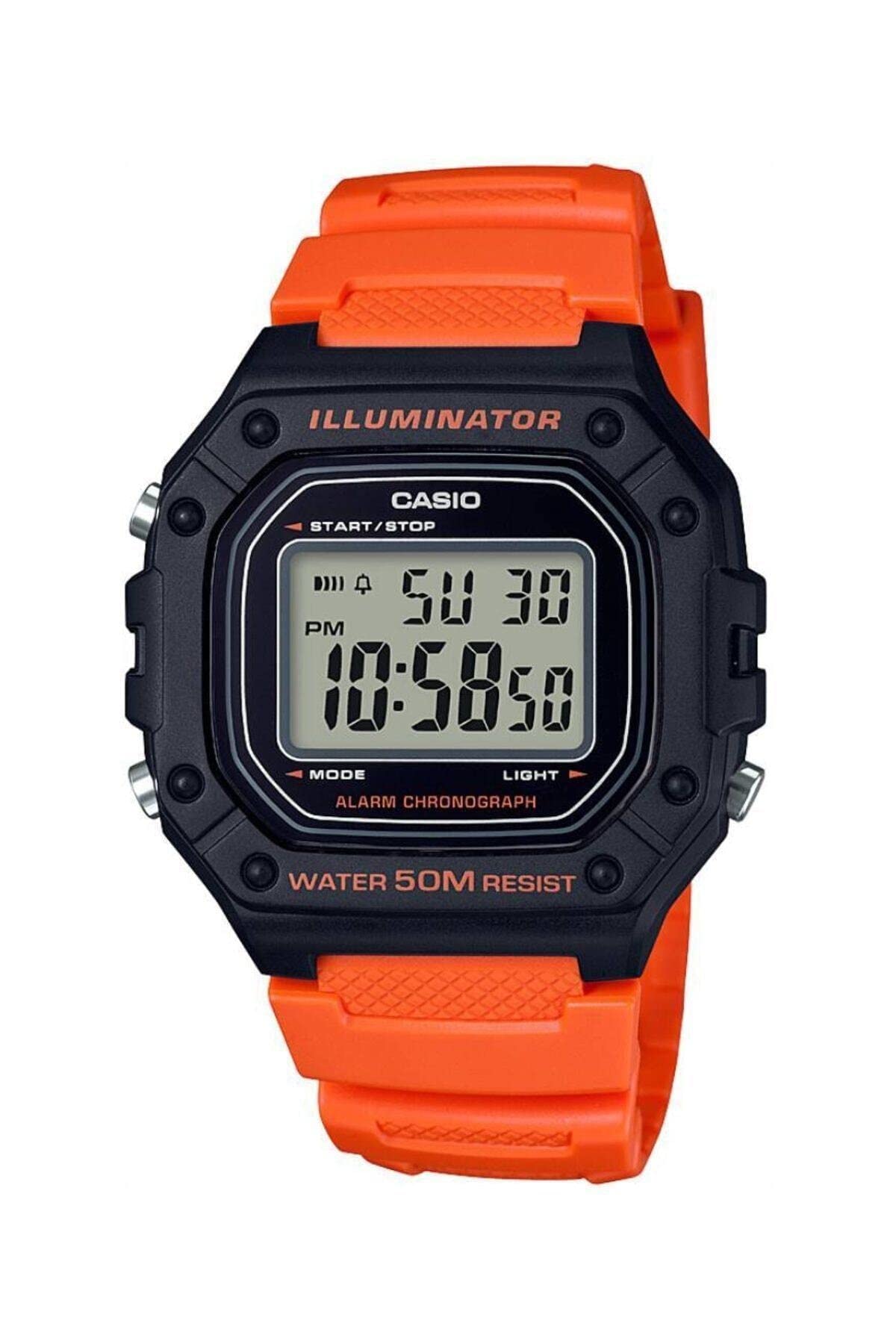 Casio Watch Orange / Black / Grey