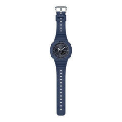 Casio G-Shock Analog-Digital World Time Watch-Blue