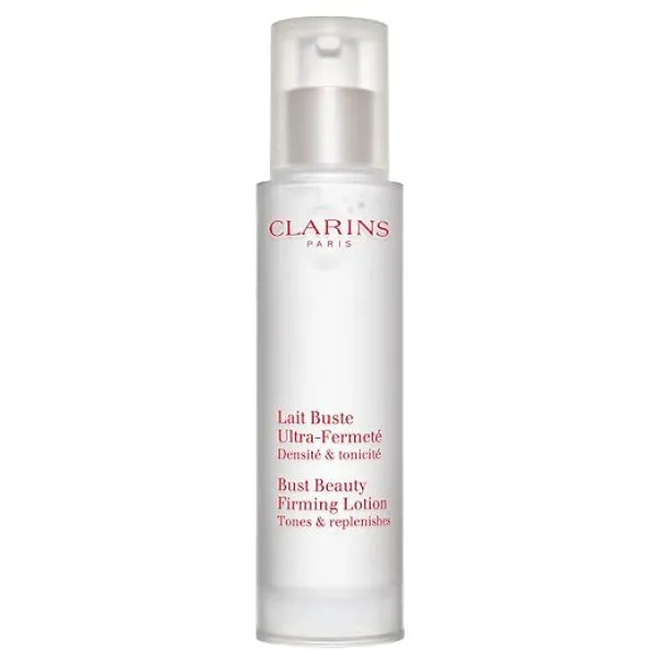Clarins Bust Beauty Firming Lotion Visibly Firms, Smoothes and Tones Skin on Bust and Décolleté Hydrates and Softens Lightweight and Fast Absorbing All Skin Types 1.7 Ounces