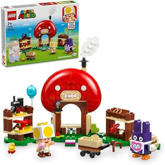 LEGO Super Mario Nabbit at Toad’s Shop Expansion Set, Collectible Toy for 6 Plus Year Old Boys, Girls & Kids, Creative Play with 2 Character figures Incl. Yellow Toad, Small Gift for Gamers 71429