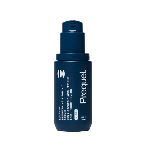 Prequel Skin Lucent-C, Vitamin C Serum for Face. Professional Facial L-Ascorbic Acid, Ferulic Acid Formula with Niacinamide. Clinical Skincare for Luminous Firm Skin. 1oz Pump