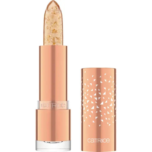Catrice Glam In Gold Glow Lip Balm - pH-Reacting, Color-Changing, Hydrating, Glittery Glow, Vegan & Cruelty Free (010 | In A Gold Rush)