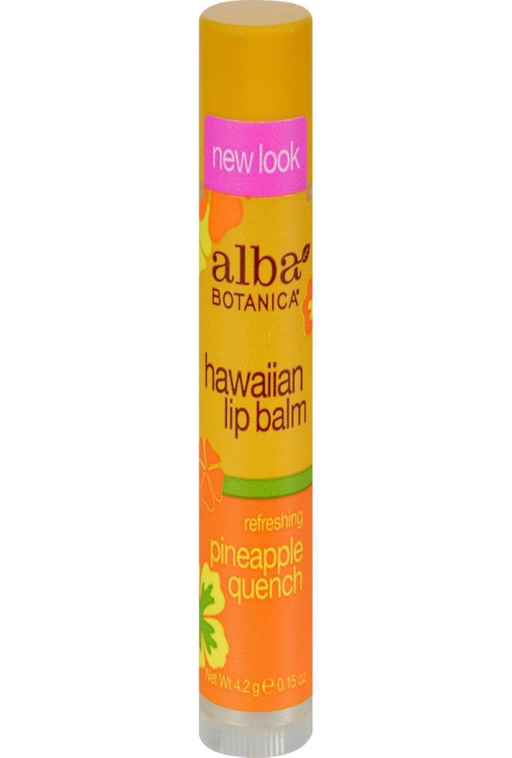 Alba Botanica Hawaiian Lip Balm, Pineapple Quench (4.2g)