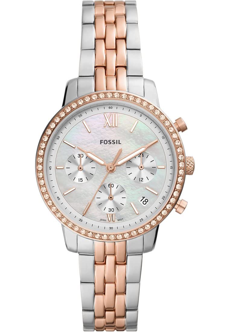 Fossil Women's Analog Quartz Watch with Stainless Steel Strap ES5279