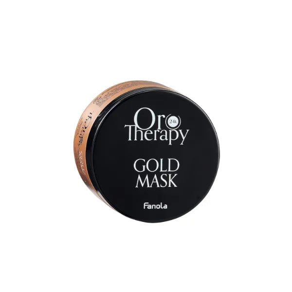 Fanola Oro Therapy Hair Mask Treatment, Infused with Keratin, Argan Oil, and Micro-Active Gold - Hair Care Treatment for Damaged or Frizzy Strands - 10.14 oz