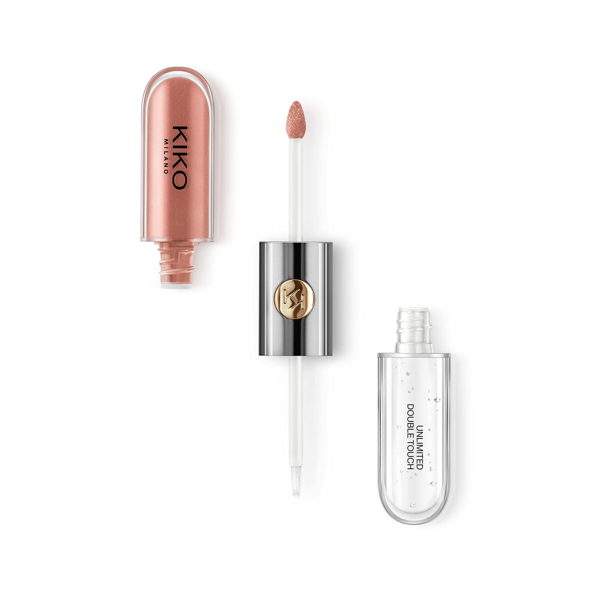 KIKO Milano Unlimited Double Touch 129, Two Step Liquid Lipstick For And Glossy Finish