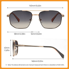 Cyxus Sunglasses for Men Women Classic Polarized Sunglasses UV400 Protection Anti Glare for Driving Outdoor