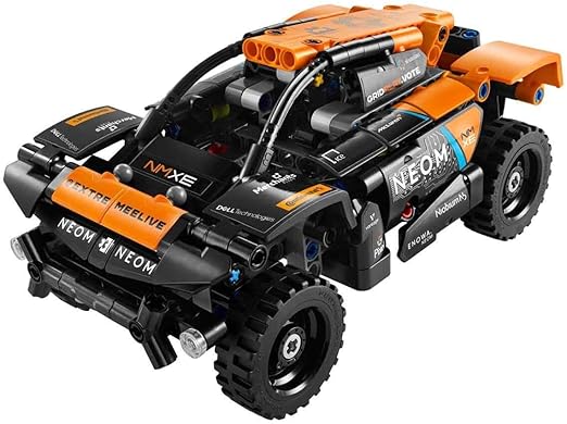 LEGO Technic NEOM McLaren Extreme E Race Car Toy For Kids, Boys & Girls Aged 7+ Years Old who Love Model Cars, Off-Road Pull-Back Racing Vehicle Set, Birthday Gift Idea 42166