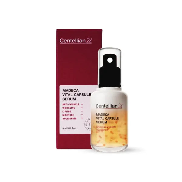 Centellian 24 Vital Capsule Serum (1.69 fl oz) - Ampoule for Moisturizing, Skin Elasticity, Skin Protection & Soothing, TECA, Centella Asiatica