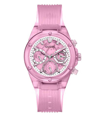 GUESS Ladies Sport Clear Multifunction 39mm Watch