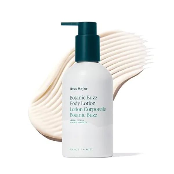 Ursa Major Botanic Buzz Body Lotion Natural, Moisturizes, Soothes and Hydrates Skin Formulated for Men & Women 7.37 ounces