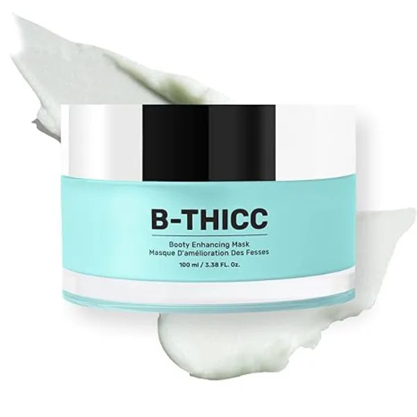 MAËLYS B THICC Booty Enhancing Mask Plumping & Firming Body Cream for Booty Area Skin Tightening With Hydrating Hyaluronic Acid & Grape Seed Oil 3.38 Fl Oz