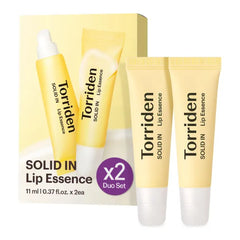 Torriden SOLID-IN Ceramide Lip Essence 2-Pack – Hydrating Korean Lip Balm Gloss, Plump Lips Holiday Gift Set (0.37 Fl Oz X 2)