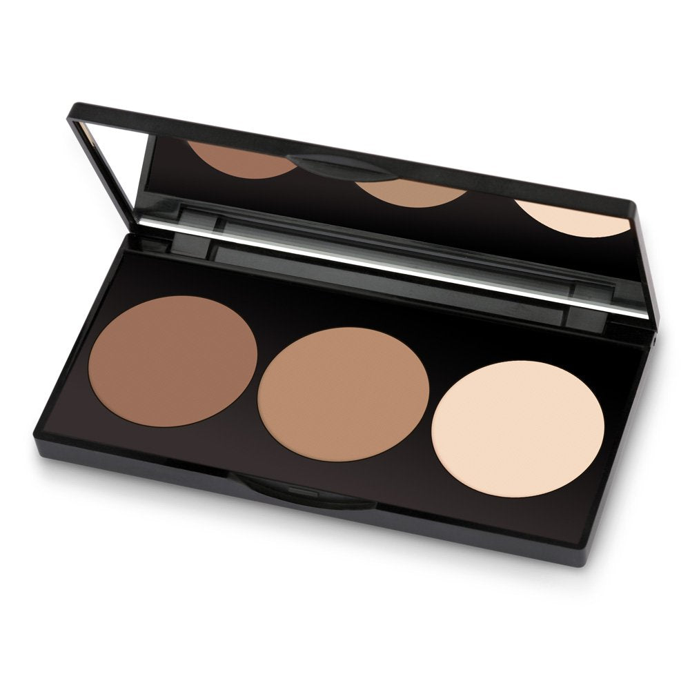 Golden Rose Long Lasting Matte Powder Contour Kit - Highlight, Bronze, Contour Set Makeup Palette