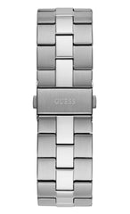 GUESS Men's 42mm Watch - Black Strap Black Dial Black Case