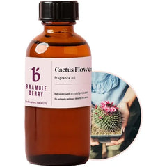 Bramble Berry Cactus Flower Fragrance Oil 2 oz Fresh Green Floral Scent for Soap Making, Candles, Lotion, Bath Bombs & Perfume Skin Safe, Vegan, Paraben & Phthalate Free