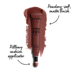 NYX PROFESSIONAL MAKEUP Powder Puff Lippie Lip Cream, Cool Intentions 01