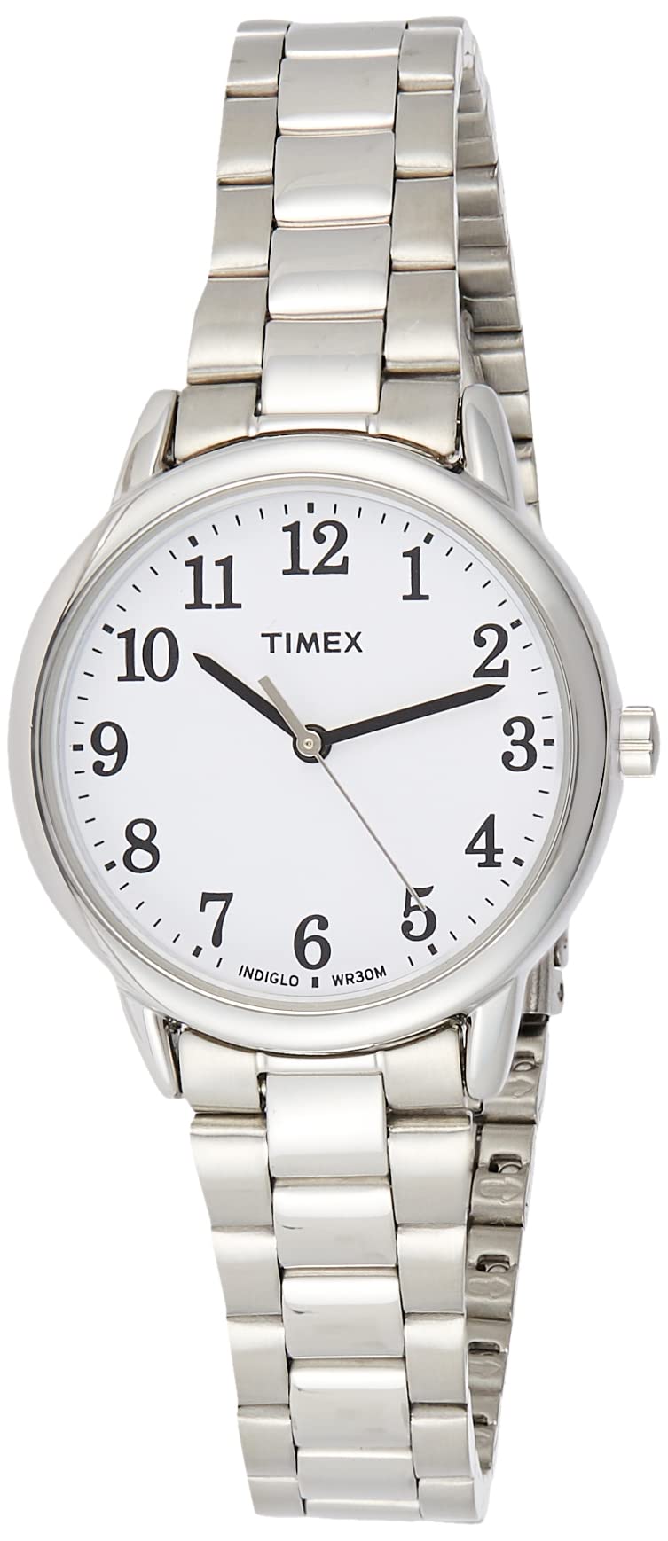 Timex Womens Quartz Watch, Analog Display And Stainless Steel Strap - TW2R23700 - Silver