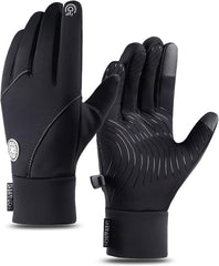 Excefore Winter Gloves for Men Women, Waterproof Gloves, Touch Screen Gloves, Windproof Warm Gloves for Work, Lightweight Thermal Gloves, Cold Weather Gloves for Driving Cycling Running Riding(L)
