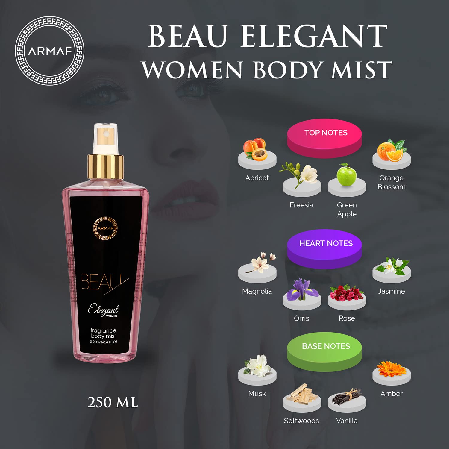 Armaf Beau Elegant For Women Body Mist 250 ml