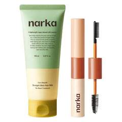 NARKA Hard Fix Hair Mascara & Leave-In Conditioner Hair Milk Duo