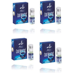 ALMAS PERFUMES COOL WEATHER ROLL ON ATTAR 3 ML PACK OF 4