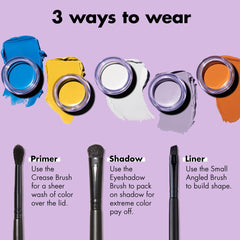 e.l.f. Cosmetics No Budge Cream Eyeshadow, 3-in-1 Cream Eyeshadow, Primer & Liner, Crease & Smudge Resistant, Buildable Formula, Sand Dune