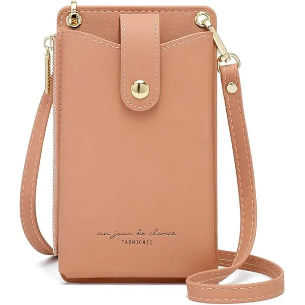 Valentoria Women's Crossbody Bag , Small Leather Shoulder Purse with Card Wallet and Lanyard Case
