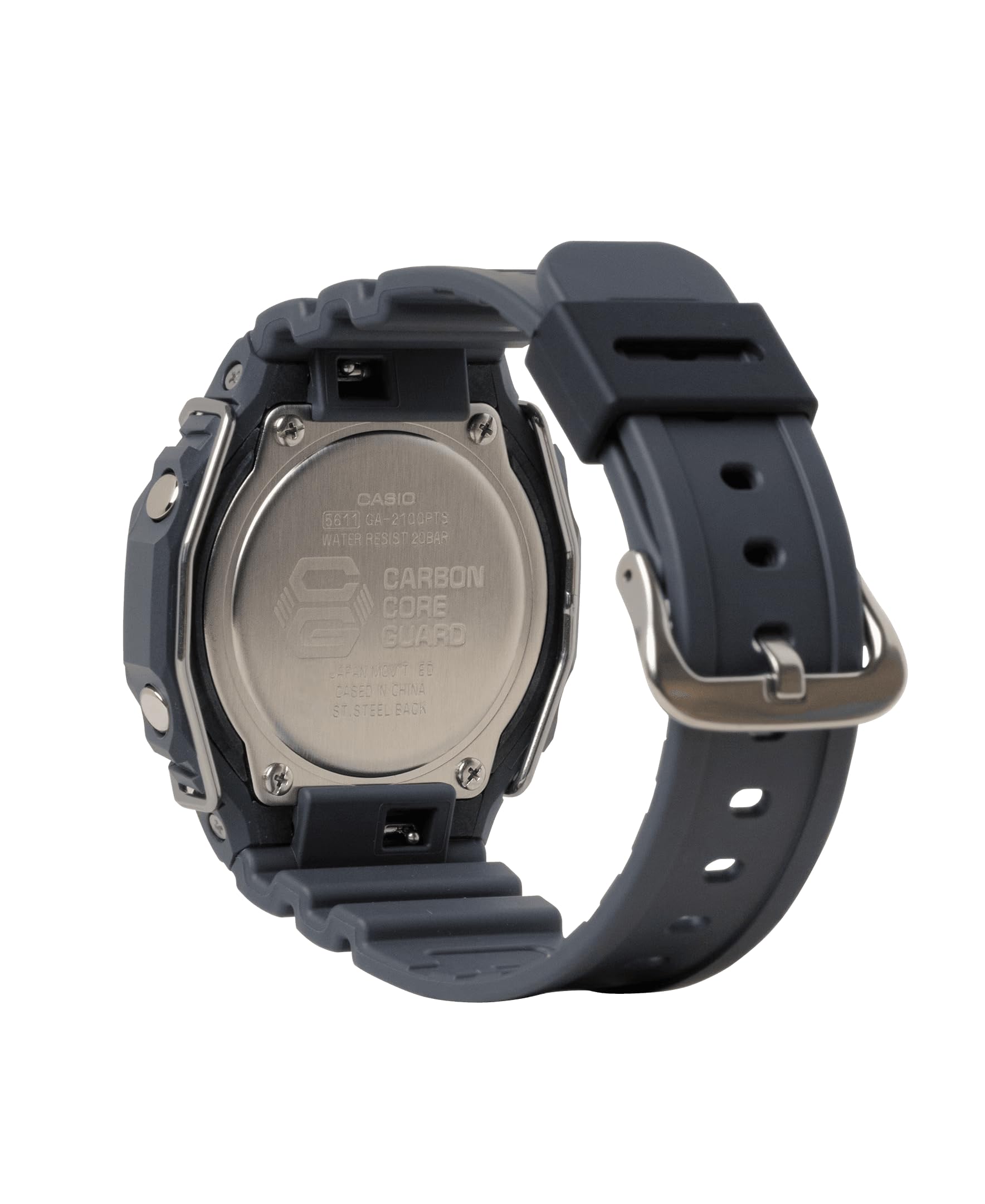 Casio G-Shock Analog-Digital World Time Watch - Black / Grey