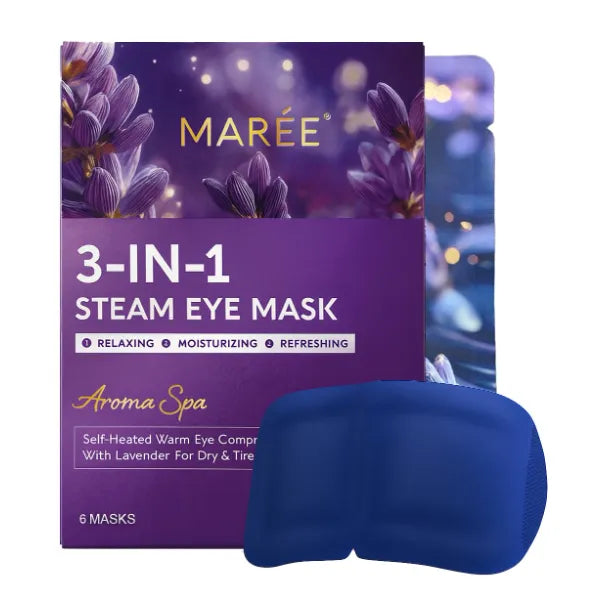 MAREE Eye Steam Mask Lavender – Refreshing Relief for Tired Eyes