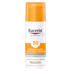 Eucerin Sun Protection Photoaging Control CC Sun Medium Tinted Cream SPF 50+ 50ml - Pack May Vary