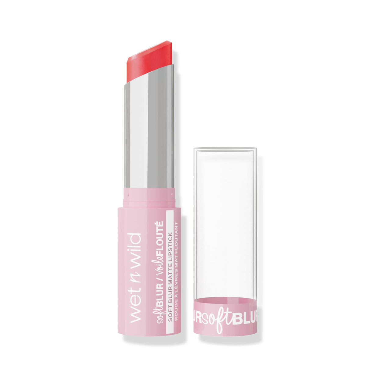 Wet n Wild Cloud Pout Soft Blur Matte Lipstick, Matte Liquid Lipstick with Non-Drying and Long-Lasting Formula, Lightweight and Moisturising, Bali Blossom