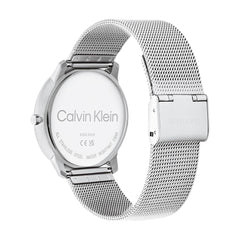 Calvin Klein CK ICONIC Unisex Watch, Analog - Silver Blue