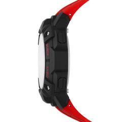 Skechers Casual Digital Watch for Men - Westlawn Black/Red