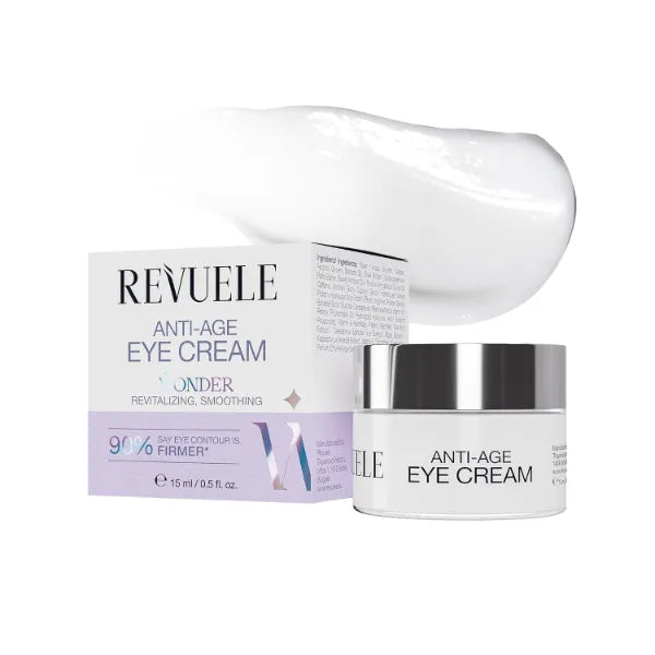 REVUELE Wonder Anti-Age Eye Cream, Hydrating Eye Contour Care with Retinol, Shea Butter & Peptides 0.50 fl.oz