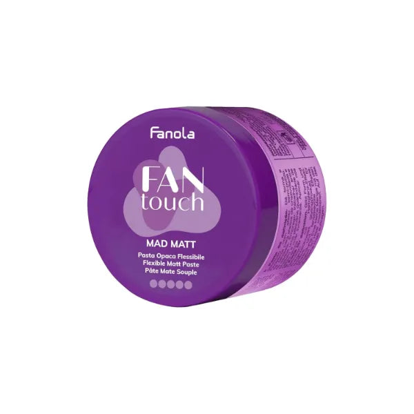 Fanola Fantouch Matte Hair Paste for Men and Women - Vegan Styling & Texture Paste with Long-Lasting Hold for All Hair Types - 3.38 Fl oz