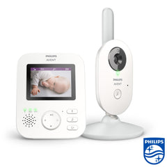 Philips Avent Advanced Digital Baby Monitor, SCD833/05, White, Wired
