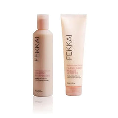 FEKKAI Technician Color Shampoo + Flash Mask Extends Vibrancy of Color Treated Hair Free of Sulfates, Parabens, Phthalates