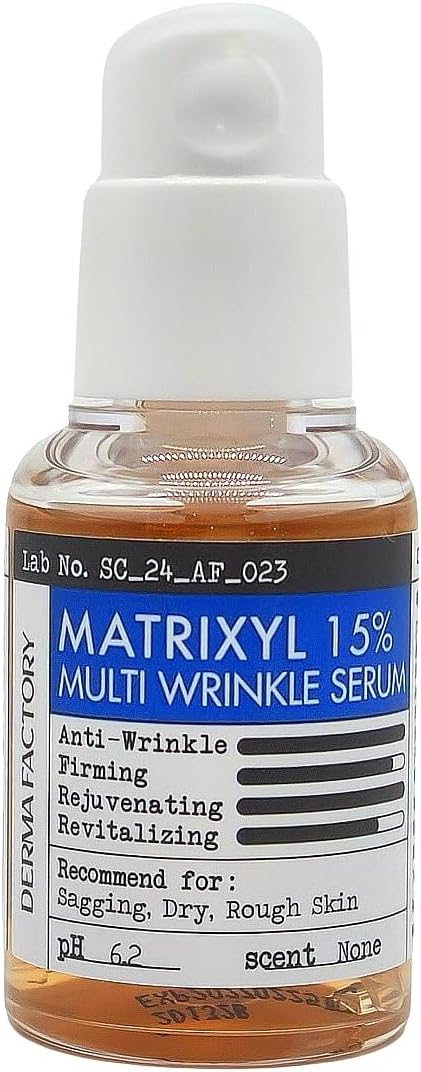 WHITESILK [(15%) Matrixyl ®― FORTE] Line Reducing & Lifting TRIPLE Action Serum― comprehensive skin rejuvenation―with (2%) Argireline + Carnosine, Penta-Exosome, Vitamin B3, HA (30ml, 1oz)