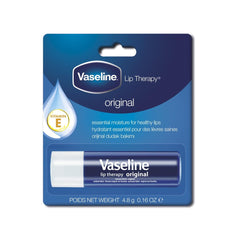 Vaseline Lip Therapy Original Lip Balm With Pure Jelly & Vitamin E For Soft & Glossy Lips| Nourishes & Protects Lips| Non-greasy Lip Moisturizer for Naturally Tinted Lips| 4.8 gm