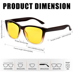 KANASTAL Polarized Sunglasses for Women, Classic Square Mens Sun Glasses, Lightweight Shades for Womens Outdoor 100% UV400 Protection Driving Fishing Golf Outdoor Activities