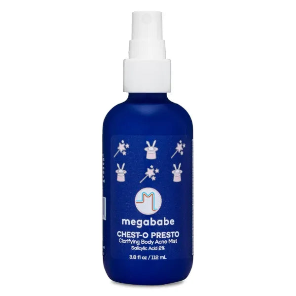 Megababe Chest-O-Presto Acne Mist, Benzoyl Peroxide Free - 3.8 fl oz