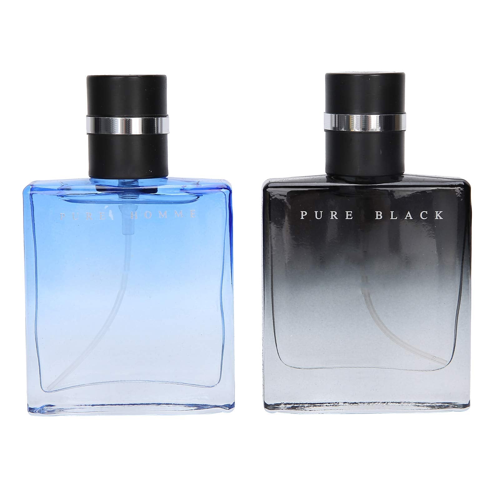 2pcs Male Perfume Kit, Cologne Perfume Men Fragrance Glass Bottle Long‑Lasting Fragrance Light Flavor Spray Perfume 30ml