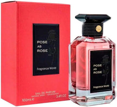 Pose As Rose - Eau de Parfum - By Fragrance World - Perfume For Women, 100ml