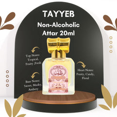 My Perfumes TAYYEB from PARFUM DELUXE Non Alcoholic Halal Attar or Concentrated Perfume Oil for Men and Women 20ml