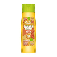 SKALA Fruitastic Banana Shampoo  For Frizzy & Brittle Hair With Banana Extract, Bacuri Butter, Ceramides & Vegetable Collagen No Parabens or Silicones 10.99 fl oz
